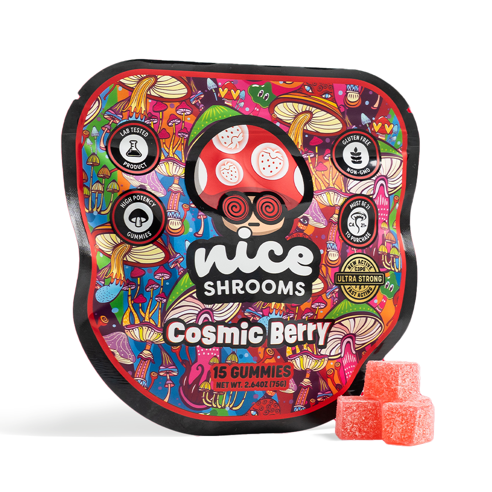Cosmic Berry Mushroom Gummies - Nice Shrooms