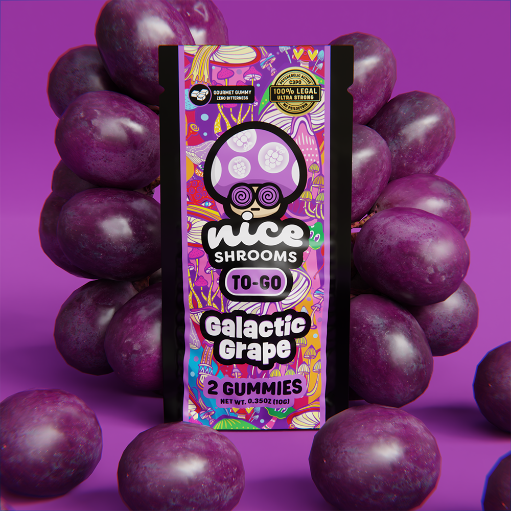 Galactic Grape Mushroom Gummies - Nice Shrooms