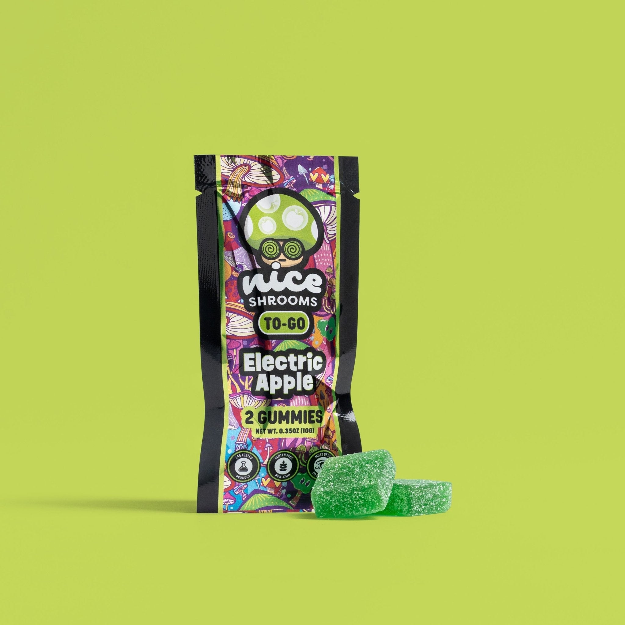 Electric Apple Mushroom Gummies - Nice Shrooms