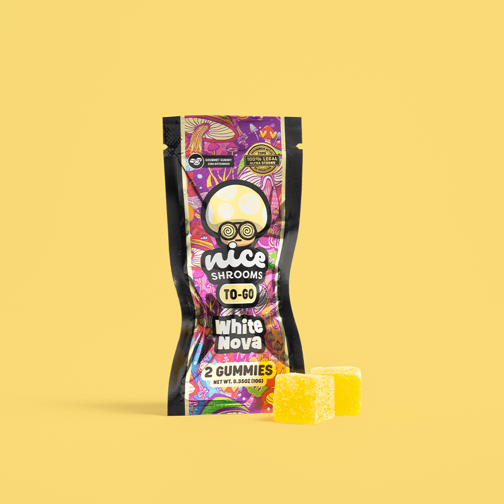White Nova Mushroom Gummies - Nice Shrooms