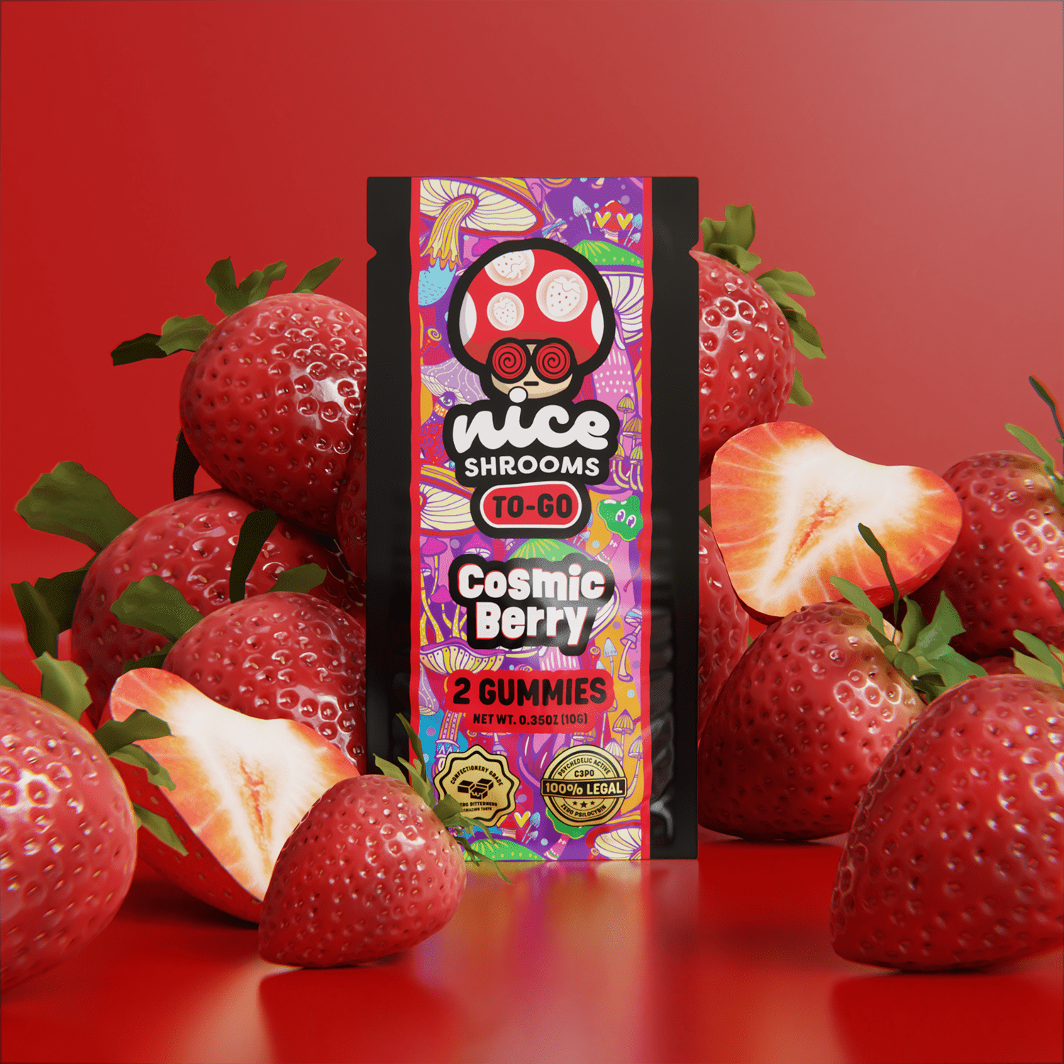 Cosmic Berry Mushroom Gummies - Nice Shrooms