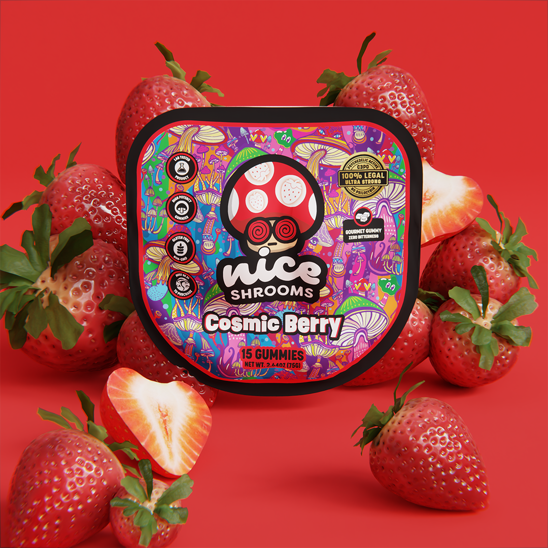 Cosmic Berry Mushroom Gummies - Nice Shrooms