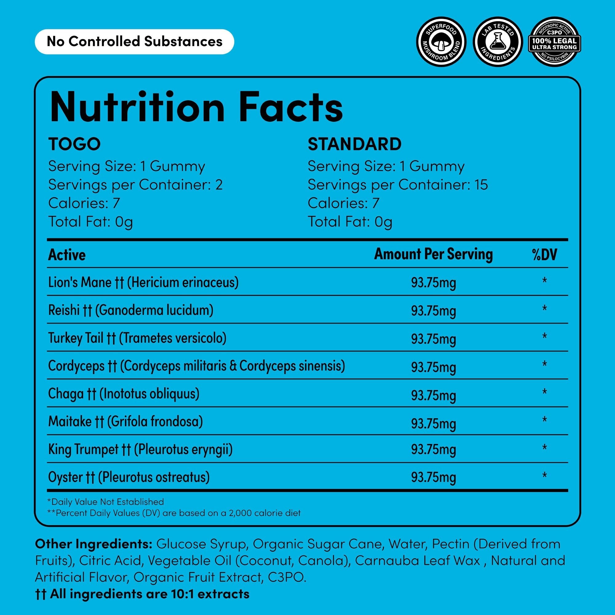 Galaxy Razz Mushroom Gummies - Nice Shrooms